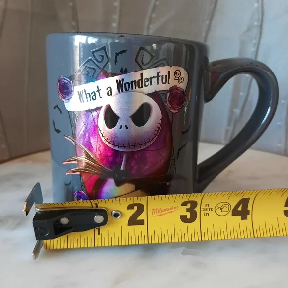 Disneys Tim Burton NBC Coffee Mug Gray Purple Jack Skellington 14oz - Picture 8 of 9
